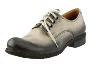 Włoskie glany sznurowane półbuty męskie Colin Farrell  old skórzane niskie popiel 39-46 [MODEL:763-05 Canavaro molto antico]