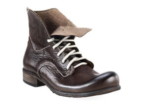 Wysokie Colin Farrell skórkowe brązowe męskie  [MODEL: 736-03 Buro antico]