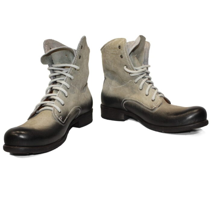 Wysokie botki kozaki męskie glany sznurowane [MODEL: 736-05 canawaro antico]