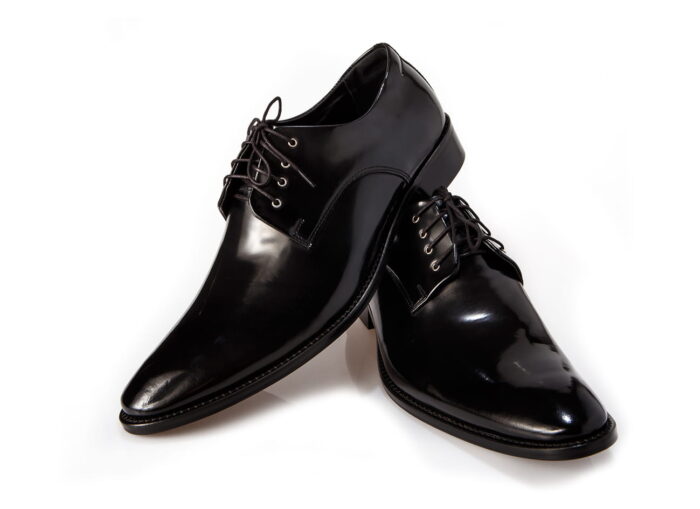 Czarne lakierki męskie sznurowane 38-46 [MODEL: 904-01 Florentic]