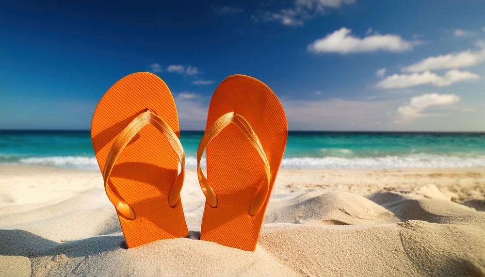 Nie tylko na plażę jak nosić męskie klapki z klasą